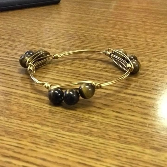 bourbon & boweties inspired wire wrapped bracelet - Picture 1 of 5